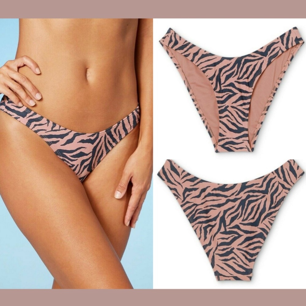 NWT Xhilaration Lace-Up Bralette Top ( Small ) Cheeky Bikini Bottom ( XS ) - Picture 11 of 12